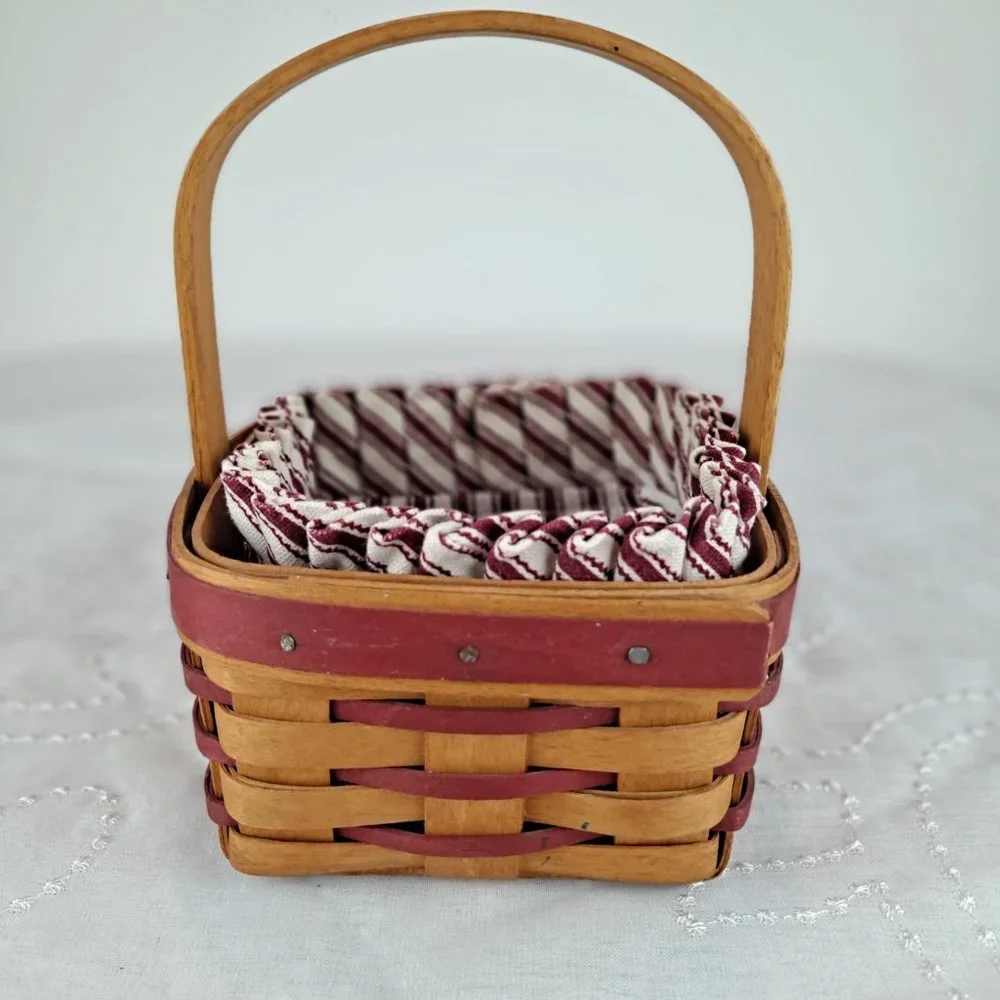2 Vintage Longaberger Baskets 1993 & 1998